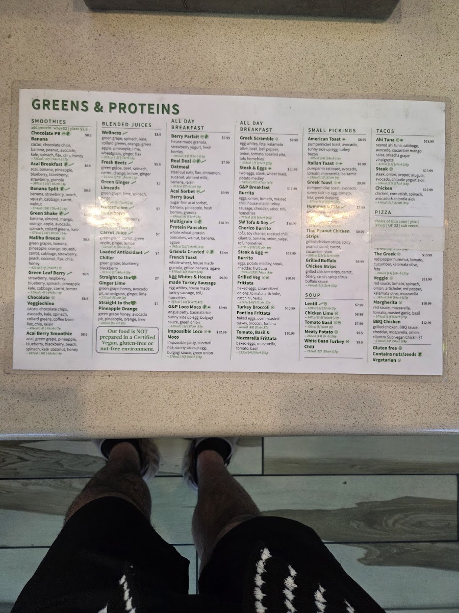 Menu Greens And Proteins-3